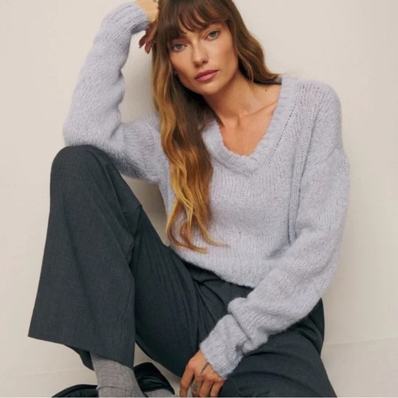 Reformation Wenda Lavender Sweater - Picture 4 of 10